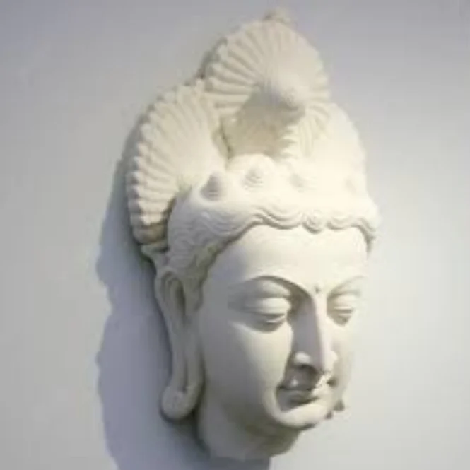 Marble Buddha Head